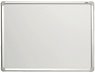 Bílá jednoduchá magnetická tabule SLIM s ALU rámem 120x90 cm
