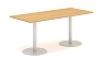 Jednac� st�l 180x80 cm - centr�ln� kovov� podno��