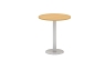 Jednac� kruhov� st�l o pr. 70 cm - centr�ln� kovov� noha vysok�