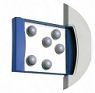 Zaoblen magnetick tabule s drky magn. a fix 120x90 cm