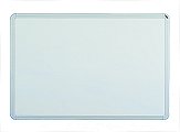 Bílá magnetická tabule SLIM BOARD 200x100 cm