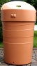 Klasická plastová nádrž na vodu 320 litrů - terracotta